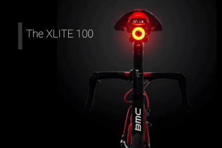 Ліхтар задній COB LED алюмінієвий, Li-ion 3.7V 400mAh зарядка від USB, датчик світла, Автоматичний СТОП-СИГНАЛ, вологостійкий IPx6, чорний до велосипеда XLite100