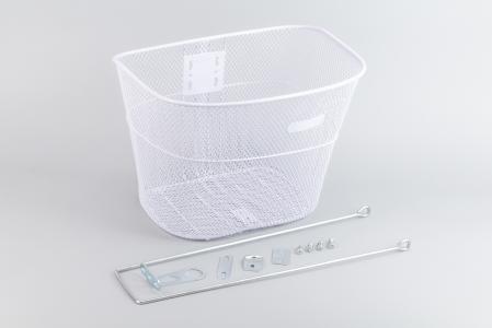 Кошик передній 28" (сітка), білий до велосипеда TH-152