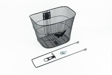 Кошик передня 28" (сітка), чорна "Метелик" до велосипеда TH-158