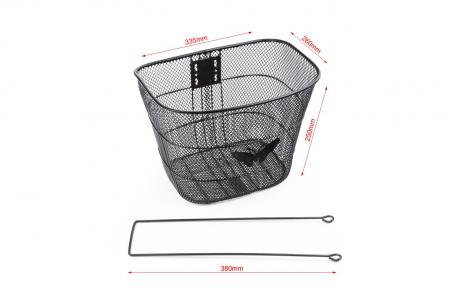 Кошик передній 26" (сітка), чорна "Метелик" до велосипеда TH-158