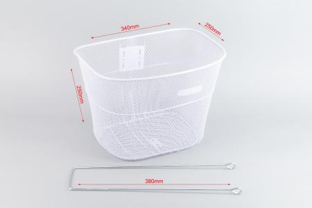 Кошик передня 26" (сітка), біла до велосипеда TH-152