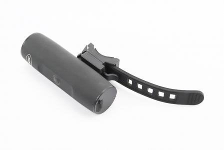 Ліхтар передній 1 діод 300 lumen алюмінієвий, Li-ion 3.7V 2200mAh зарядка від USB, вологостійкий, чорний до велосипеда TX 300