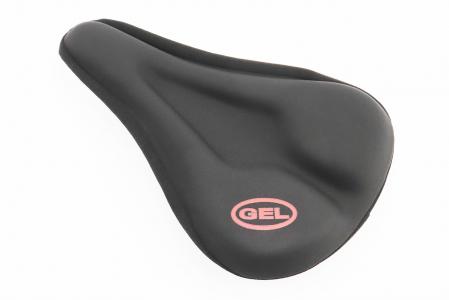 Чохол на сидіння, з м'якою поролоновою вставкою, чорний "GEL" до велосипеда