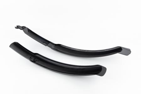 Крила пластмасові 26" MTB довгі, чорні до велосипеда FL-611