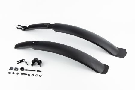 Крила пластмасові 26" MTB довгі, чорні до велосипеда FL-611