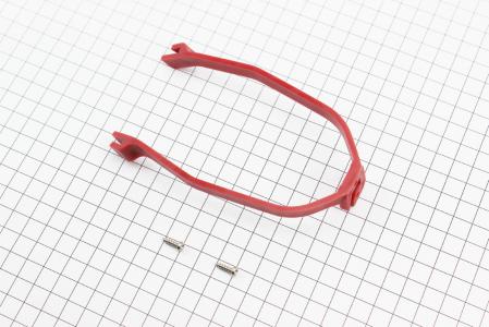 Кріплення заднього щитка 8,5", пластмасове, червоне (електросамокат) до мотоцикла