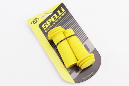 Ручки керма CHILD 85 мм, жовті до велосипеда SBG-688