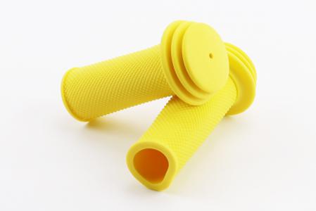 Ручки керма CHILD 85 мм, жовті до велосипеда SBG-688