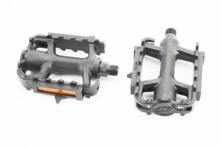 Педалі MTB 9/16" (107x80x27 мм) пластикові, чорні до велосипеда NW-311