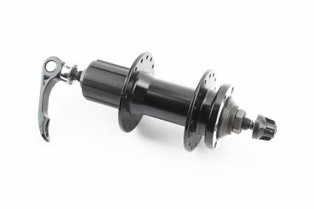 Втулка задня MTB алюмінієва 14Gx32H під касету 8-10зв, Disk-brake, кріпл. ексцентрик, чорна до велосипеда KT-MD4R