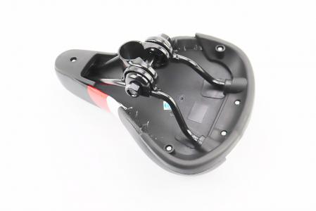 Сидіння CHILD 210x150 мм, чорно-червоно-біле до велосипеда SPORT AZ-272BF