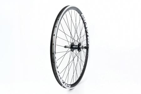 Колесо 26" заднє Disk-brake, обід "крапля" і втулка 14Gx36H алюмінієві, пром-підшипники 6200 2RS, під вільнобіг, кріпл. ексцентрик, "GRAVITY" до велосипеда