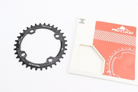 Зірка передня MTB Narrow Wide 34Т (BCD:104 мм), алюмінієва, чорна до велосипеда