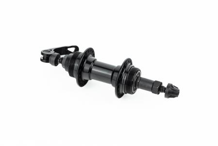 Втулка задня MTB алюмінієва 14Gx36H під вільнобіг, Disk-brake (різьба), 2 пром-підшипники 6200 2RS, кріпл. ексцентрик, чорна до велосипеда U-B23RQR