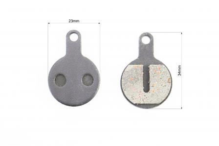 Гальмівні колодки Disk-brake (Tektro Lyra, IOX Novela 2011), чорні до велосипеда YL-1026