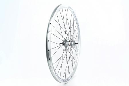 Колесо 28" заднє V-brake, обод "крапля" алюмінієвий, втулка на 3 швидкості Shimano Nexus 14Gх36H, кріпл. гайка, "GRAVITY" до велосипеда
