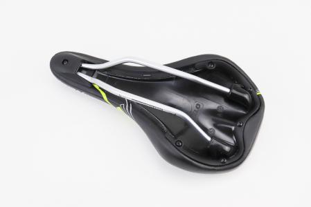 Сидіння MTB, чорно-зелене до велосипеда VL-5104