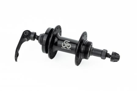 Втулка задня MTB алюмінієва 14Gx36H під вольнобіг, Disk-brake, 2 пром-підшипники 6200 2RS, кріпл. ексцентрик, чорна до велосипеда U-B07RHQ