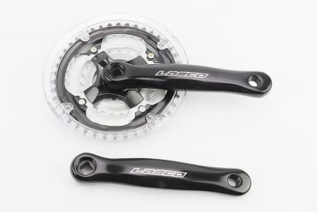 Шатуни "квадрат" 170 мм, 42.34.24T MTB, алюмінієві, чорні до велосипеда