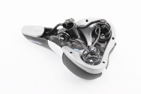 Сидіння MTB 260x160 мм, чорно-сіре до велосипеда AZ-69D