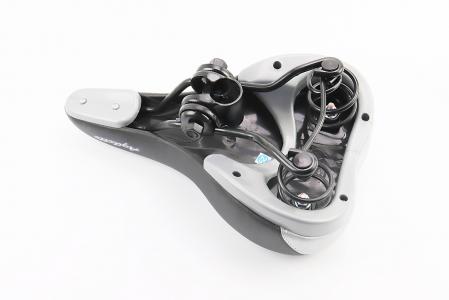 Сидіння MTB 260x160 мм, чорно-сіре до велосипеда AZ-69