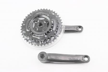 Шатуни "квадрат" 152 мм, 42.34.24T MTB, чорні до велосипеда GS-P321