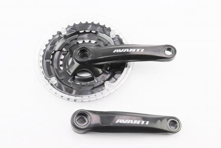 Шатуни "квадрат" 152 мм, 42.34.24T MTB, чорні до велосипеда GS-P321