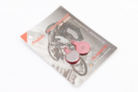 Гальмівні колодки Disk-brake (Tektro IOX,2011), червоні до велосипеда YL-1022