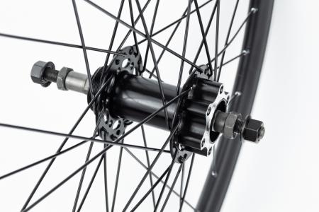 Колесо 24" заднє Disk-brake, обод "крапля" алюмінієвий, втулка 14Gх36H, під вільнобіг, кріпл. гайка, "GRAVITY" до велосипеда