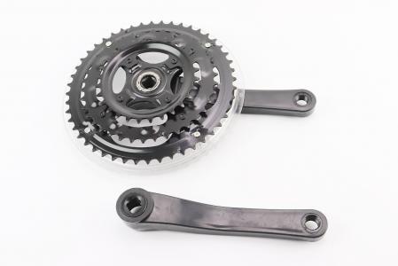 Шатуни "квадрат" 170 мм, 48.38.28T MTB, чорні QB-5V (можливі потертості) до велосипеда