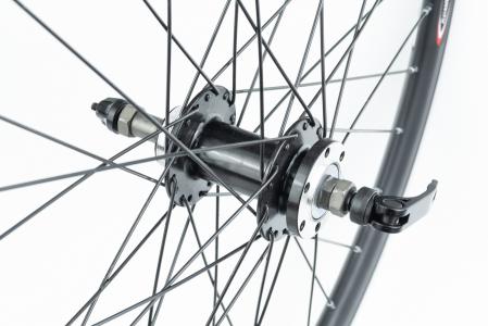 Колесо 26" заднє Disk-brake, обод "крапля" і втулка 14Gx36H алюмінієві, під вільнобіг, кріпл. ексцентрик, "GRAVITY" до велосипеда