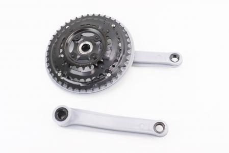 Шатуни "квадрат" 170 мм, 42.34.24T MTB, сірі GR 05 (можливі потертості) до велосипеда