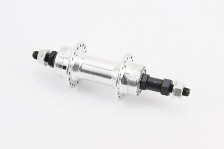 Втулка задня MTB алюмінієва 14Gx36H під вольнобіг, Disk-brake (різьба), 2 пром-підшипники 6200 2ZZ, кріпл. гайка до велосипеда
