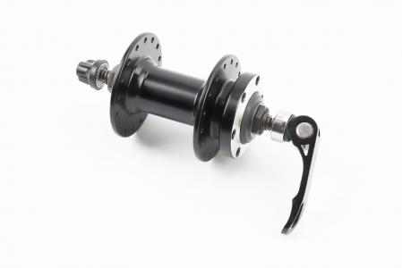 Втулка передня MTB алюмінієва 14Gx32H, Disk-brake, кріпл. ексцентрик, чорна до велосипеда KT-MD7F