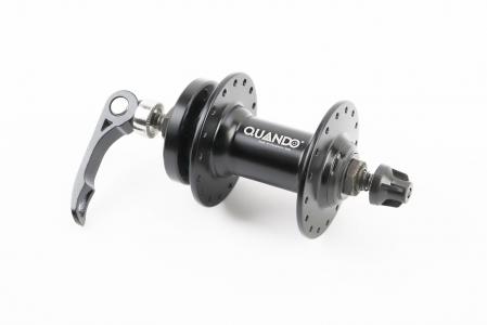 Втулка передня MTB алюмінієва 14Gx32H, Disk-brake, кріпл. ексцентрик, чорна до велосипеда KT-MD7F