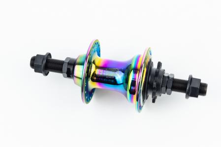 Втулка задня BMX алюмінієва 14Gx36H драйвер 9Т, 4 пром-підшипника 6902 2RS, вісь 14 мм, кріпл. гайка, хамелеон до велосипеда RH-17