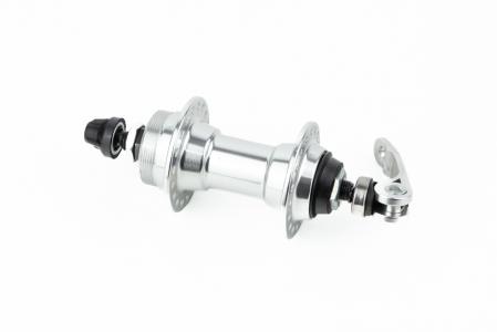 Втулка передня MTB алюмінієва 14Gx36H, Disk-brake (різьба), 2 пром-підшипники 6200 2RS, кріпл. ексцентрик, до велосипеда U-B23FQR