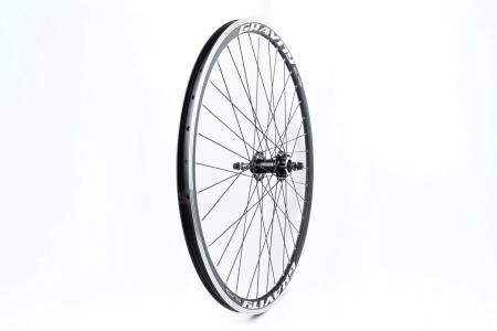 Колесо 29" заднє Disk-brake, обод "крапля" алюмінієвий, втулка 14Gx36H, під вільнобіг, кріпл. гайка, чорне "GRAVITY" до велосипеда