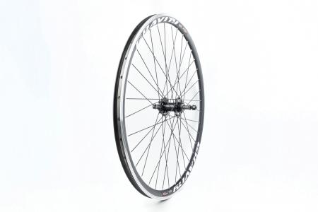 Колесо 29" заднє Disk-brake, обод "крапля" алюмінієвий, втулка 14Gx36H, під вільнобіг, кріпл. гайка, чорне "GRAVITY" до велосипеда