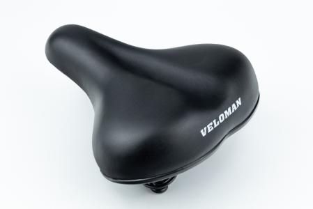 Сидіння Хвз 255x220 мм, чорне до велосипеда VELOMAN BSK-191