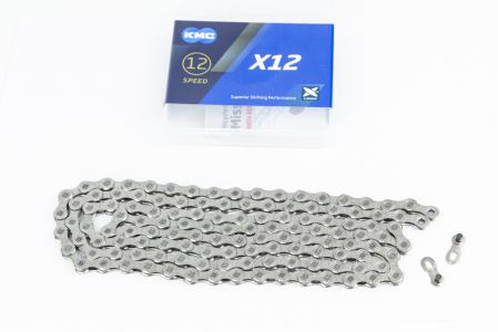 Ланцюг привідний 1/2х11/128"х126L 12 швидкостей, сріблястий до велосипеда X12