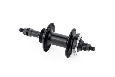 Втулка задня MTB алюмінієва 14Gx36H під вільнобіг, Disk-brake, 2 пром-підшипники 6200 2RS, кріпл. гайка, чорна до велосипеда U-B07RH