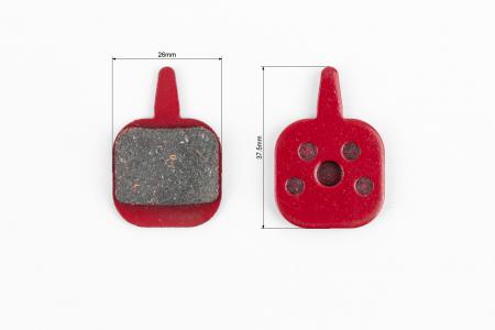 Гальмівні колодки Disk-brake (Tektro Aquila, Novela 2003, IO, Gemini 2003), червоні до велосипеда YL-1023