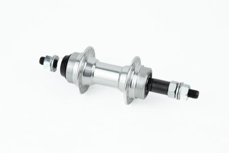 Втулка задня MTB алюмінієва 14Gx36H під вільнобіг, Disk-brake (різьба), 2 пром-підшипники 6200 2RS, кріпл. гайка, до велосипеда U-B23RB