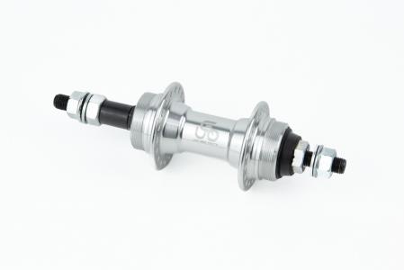 Втулка задня MTB алюмінієва 14Gx36H під вільнобіг, Disk-brake (різьба), 2 пром-підшипники 6200 2RS, кріпл. гайка, до велосипеда U-B23RB