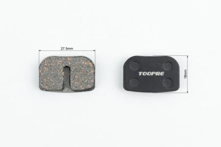 Гальмівні колодки Disk-brake (Avid 79 cc, Mini Bike Rear, MBX10, Motovox ), чорні TP-08B для ATV