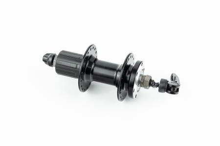 Втулка задня MTB алюмінієва 14Gx36H під касету 8-10зв, Disk-brake, кріпл. ексцентрик, чорна до велосипеда SF-A262R