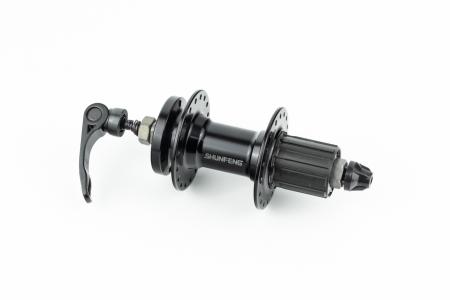 Втулка задня MTB алюмінієва 14Gx36H під касету 8-10зв, Disk-brake, кріпл. ексцентрик, чорна до велосипеда SF-A262R