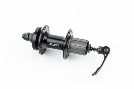 Втулка задня MTB алюмінієва 14Gx36H під касету 8-10зв, Disk-brake, кріпл. ексцентрик, чорна до велосипеда MS37R
