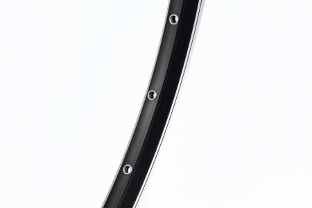 Обід 28" (622x19) V-brake, пістонований, 14Gх32H алюмінієвий, чорний до велосипеда ZAC 2000